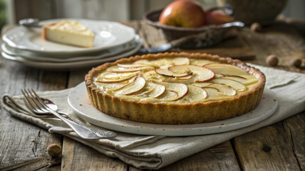 Apfelkuchen mit Vanillepudding – himmlisch cremig & unwiderstehlich