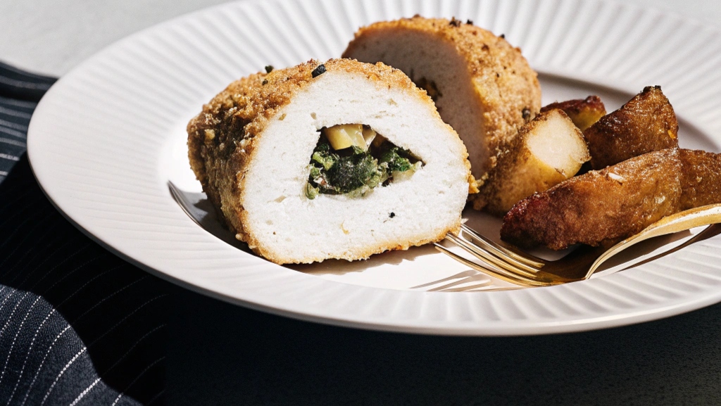 Hähnchen Kiew aus der Heißluftfritteuse