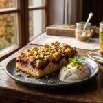 Pflaumenkuchen Rezept vom Blech: Der saftige Klassiker mit Pistazien-Streusel