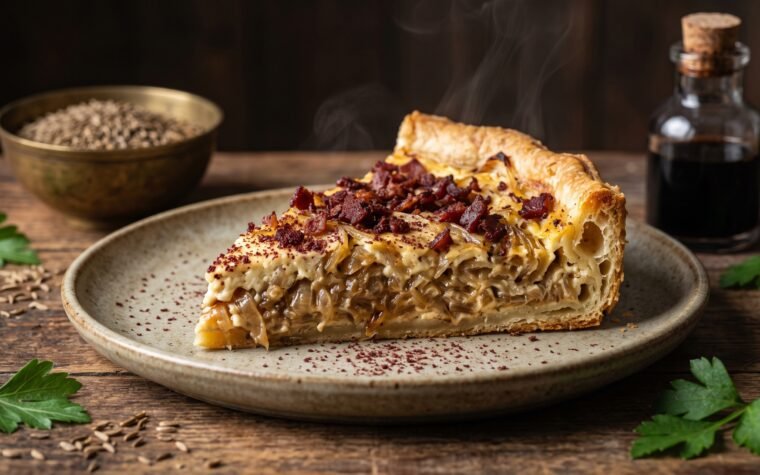 Zwiebelkuchen Rezept: Halal & herzhaft